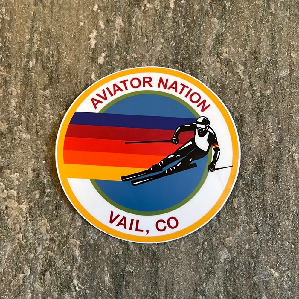 Vail, CO Aviator Nation sticker